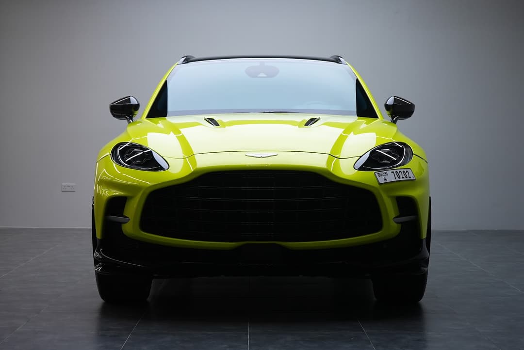 Aston Martin DBX 707 Green listed for rent in Dubai