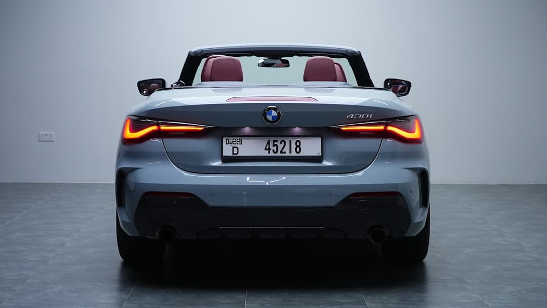 BMW 430i Gray listed for rent in Dubai