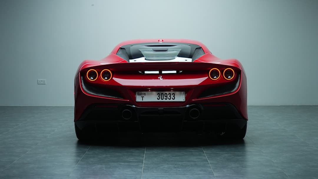 Ferrari F8 Tributo Red listed for rent in Dubai