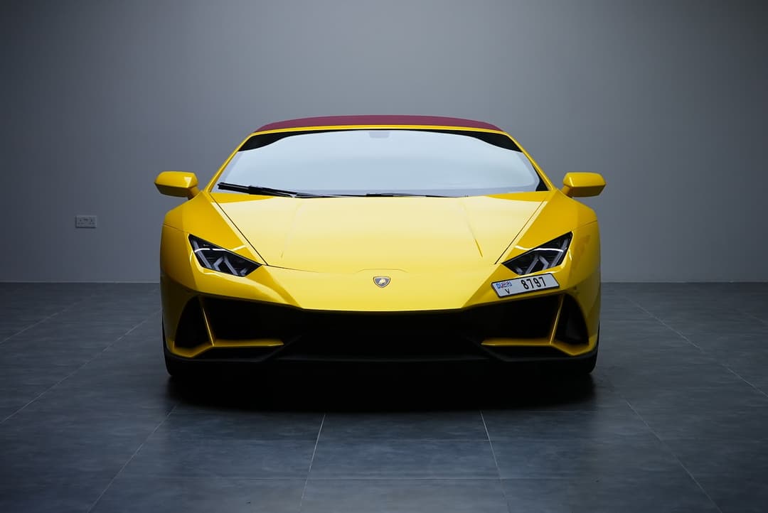 Lamborghini HuracáN Evo Yellow listed for rent in Dubai