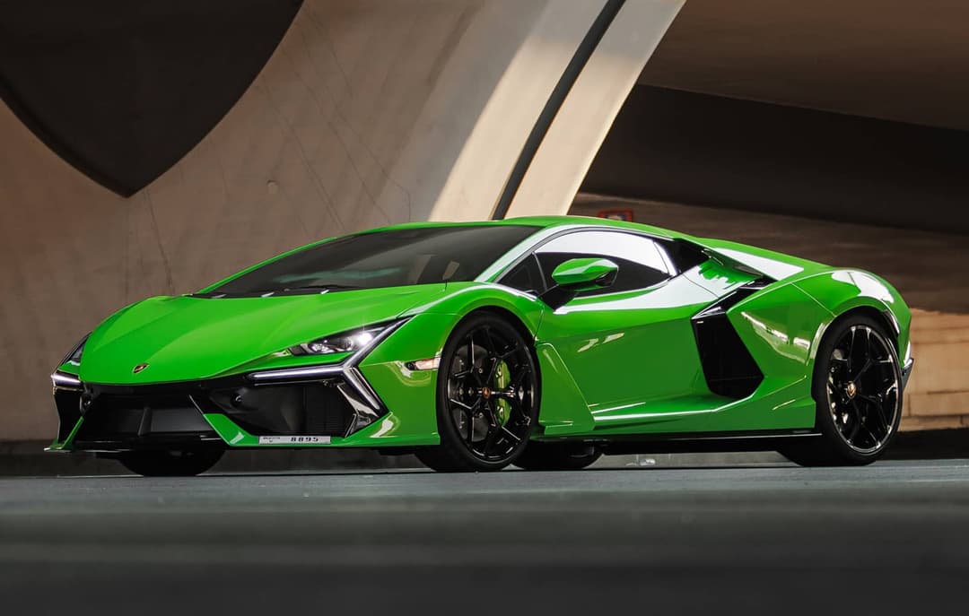 Lamborghini Revuelto Green listed for rent in Dubai