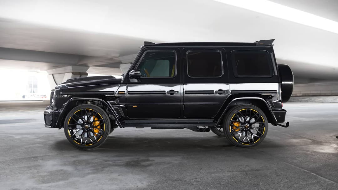 Mercedes-Benz G800 Brabus Black Gloss listed for rent in Dubai