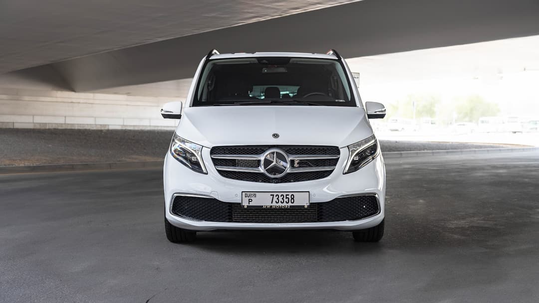Mercedes-Benz V-Class White listed for rent in Dubai