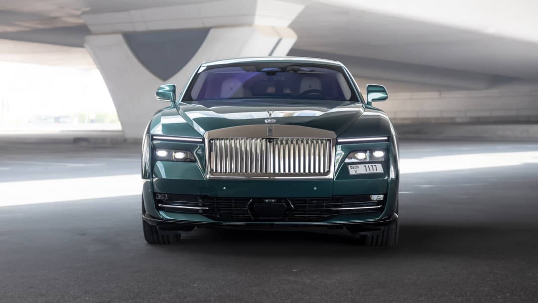 Rolls-Royce Spectre Green listed for rent in Dubai