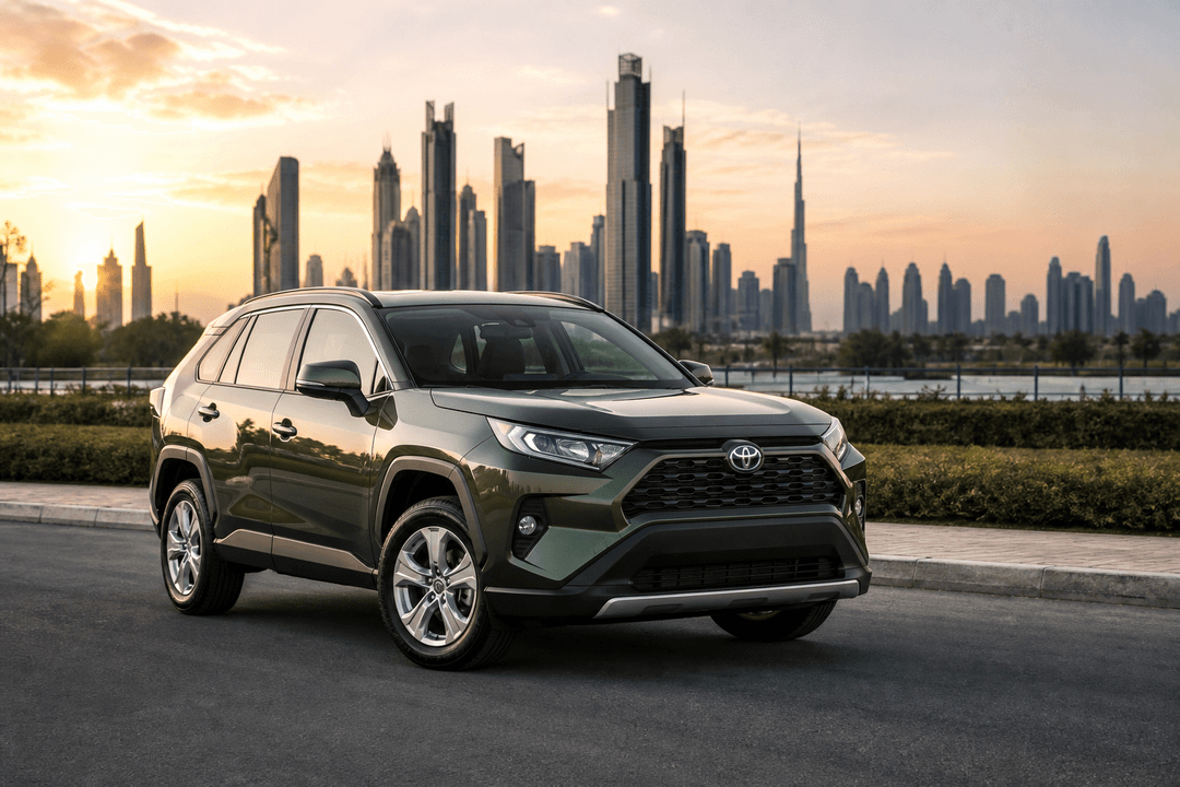 2024 Toyota RAV4 listed for rent in Dubai