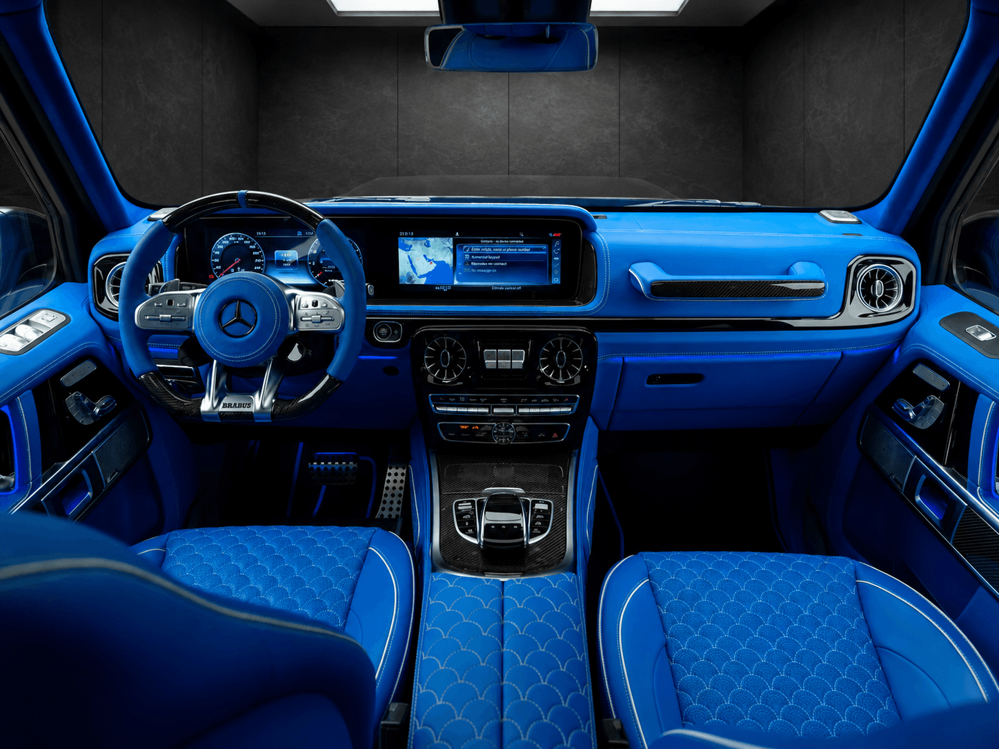 Mercedes-Benz G63 AMG Brabus interior 1