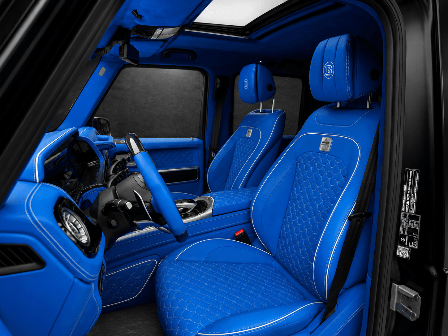 Mercedes-Benz G63 AMG Brabus interior 2