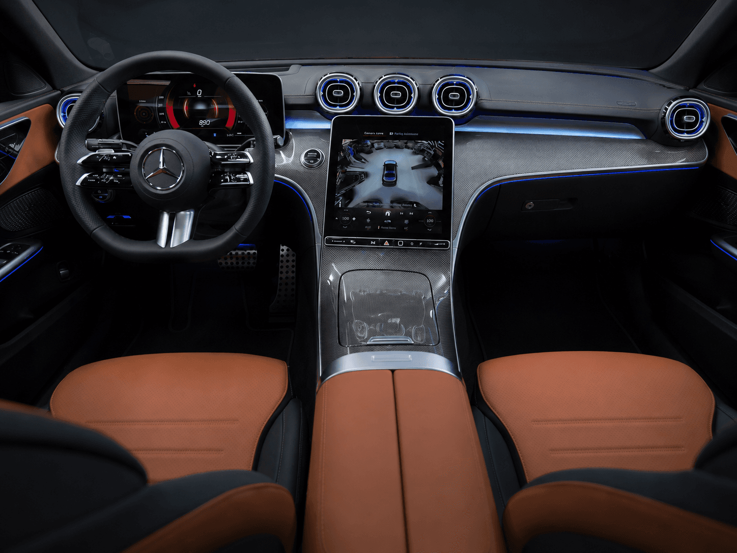 Mercedes-Benz C200 interior 1
